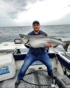 Salmon Fishing In Ontario Canada